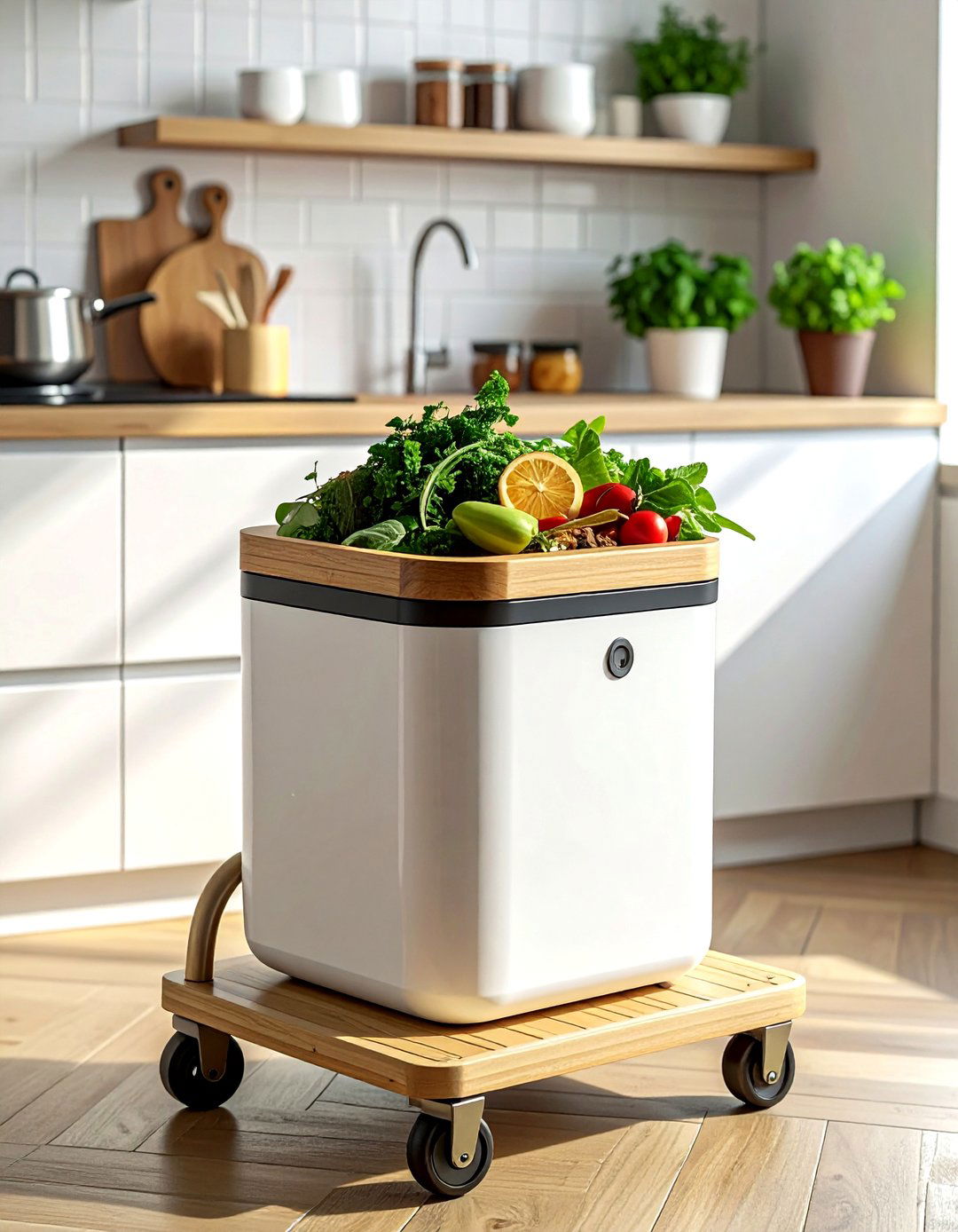 Compact Apartment Compost Bin - 30 compost bin kitchen ideas