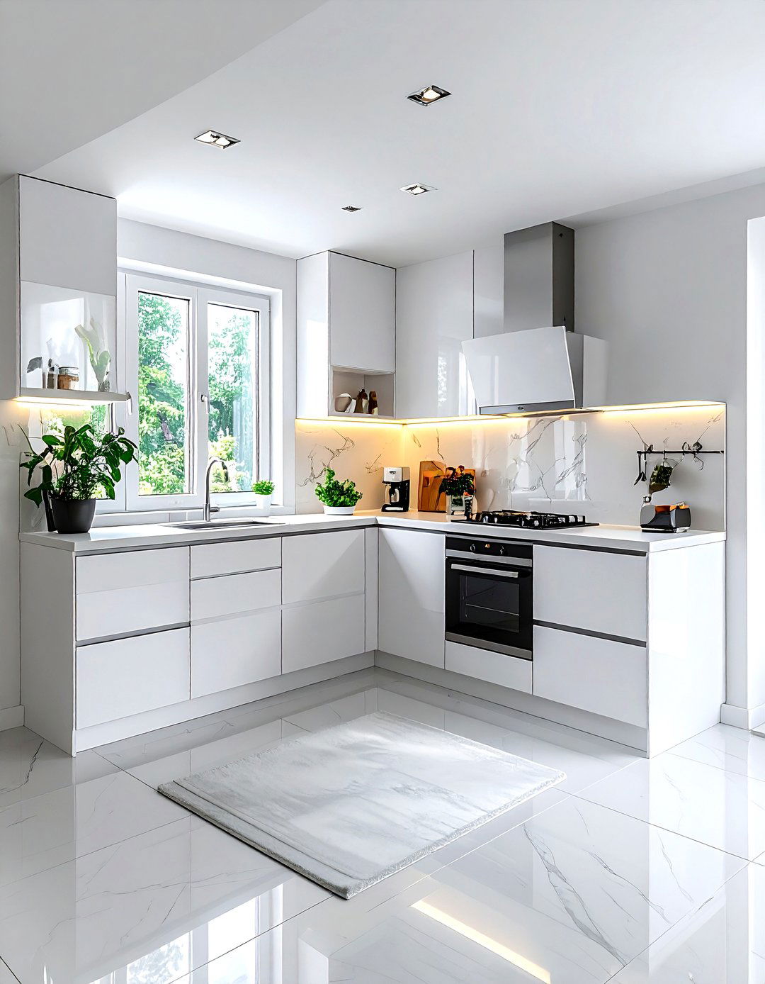 Compact Corner Kitchen - 30 apartment kitchen ideas