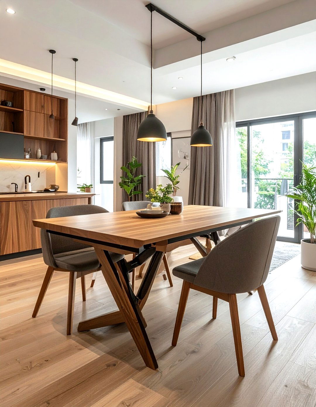 Compact Folding Dining Table - 30 Korean dining room ideas