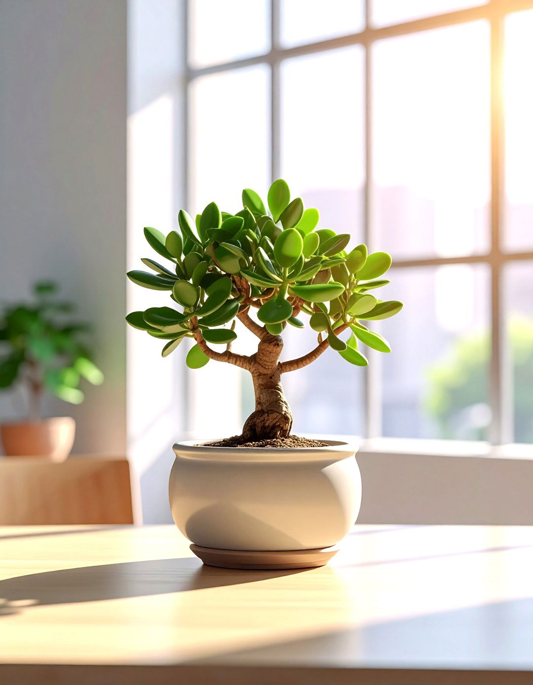 Compact Jade Plant - 30 office plant ideas