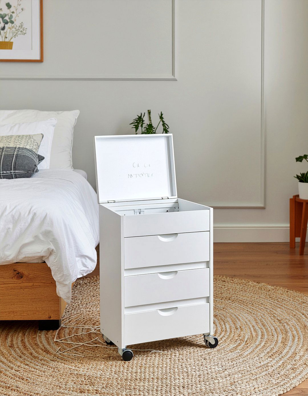 Compact Sewing Cabinet - 30 bedroom sewing nook ideas