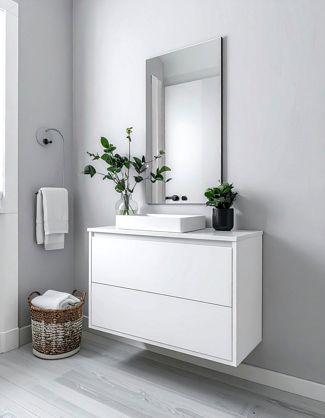 Compact Vanity Set - 30 bathroom furniture settings