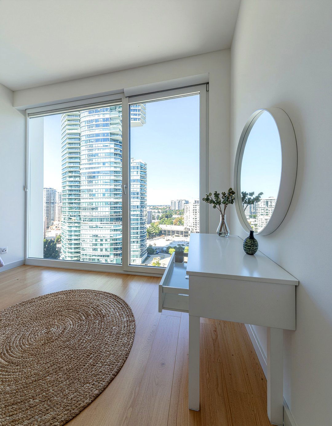 Compact Vanity - 30 bedroom modern vanity designs