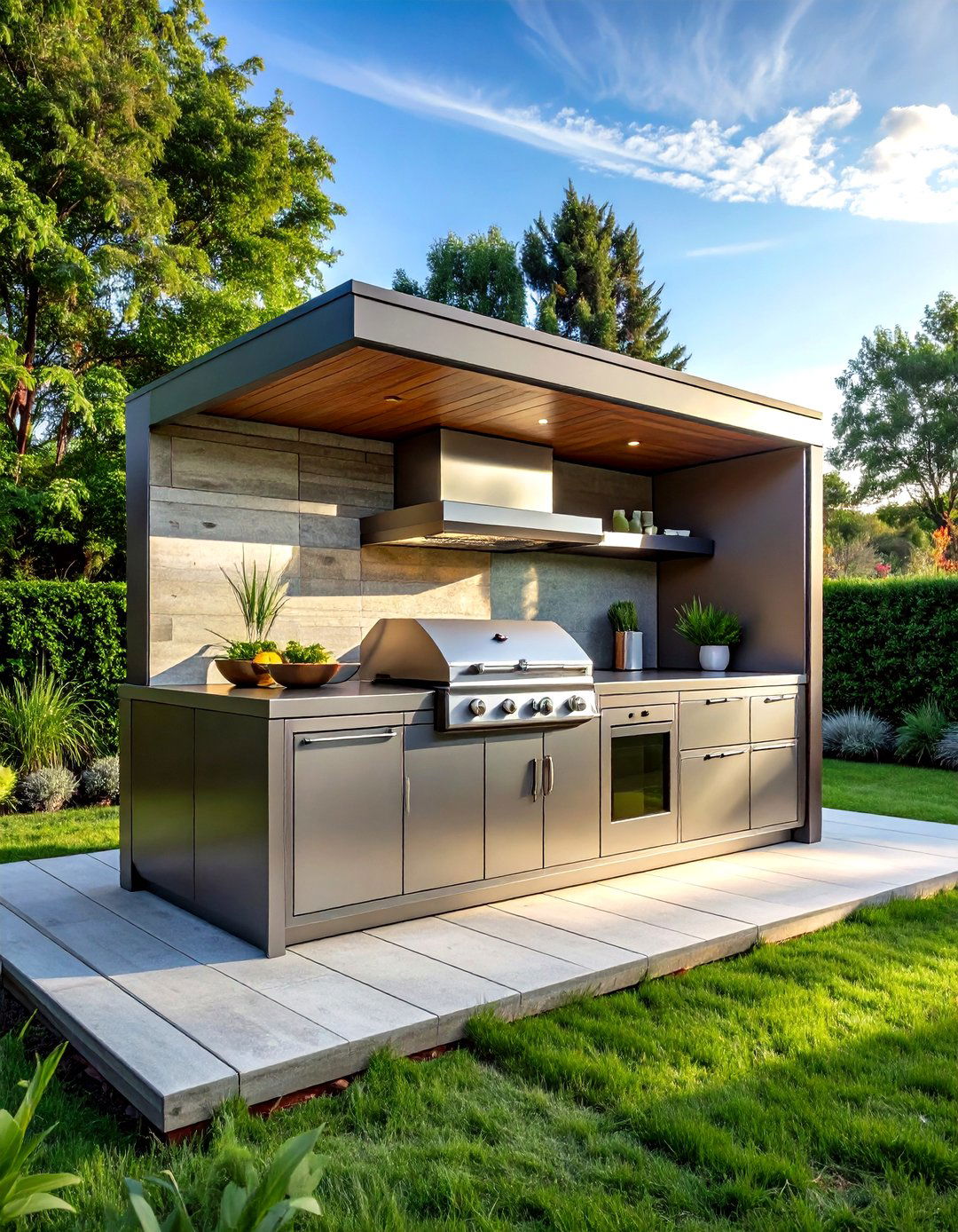 Compact modular outdoor kitchen - 30 summer kitchen ideas