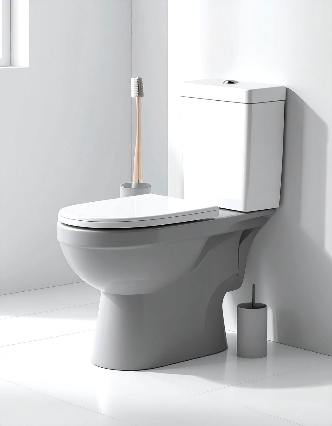 Compact toilet brush holder - 30 toilet brush holder ideas
