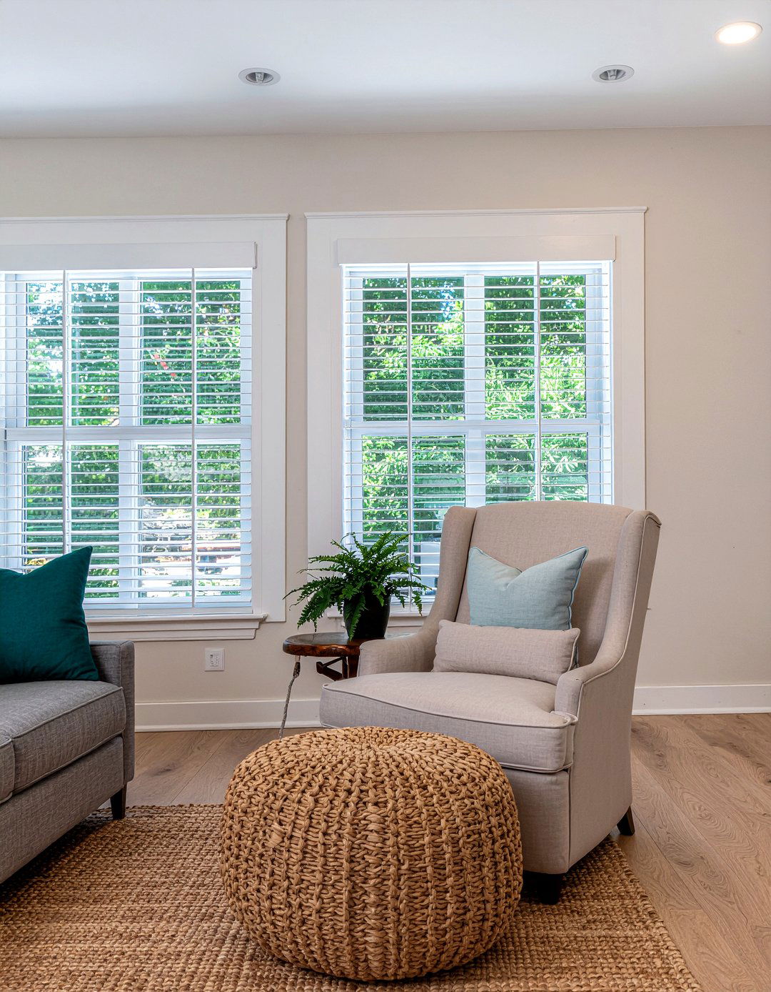 Composite Plantation Shutters - 30 living room plantation shutters