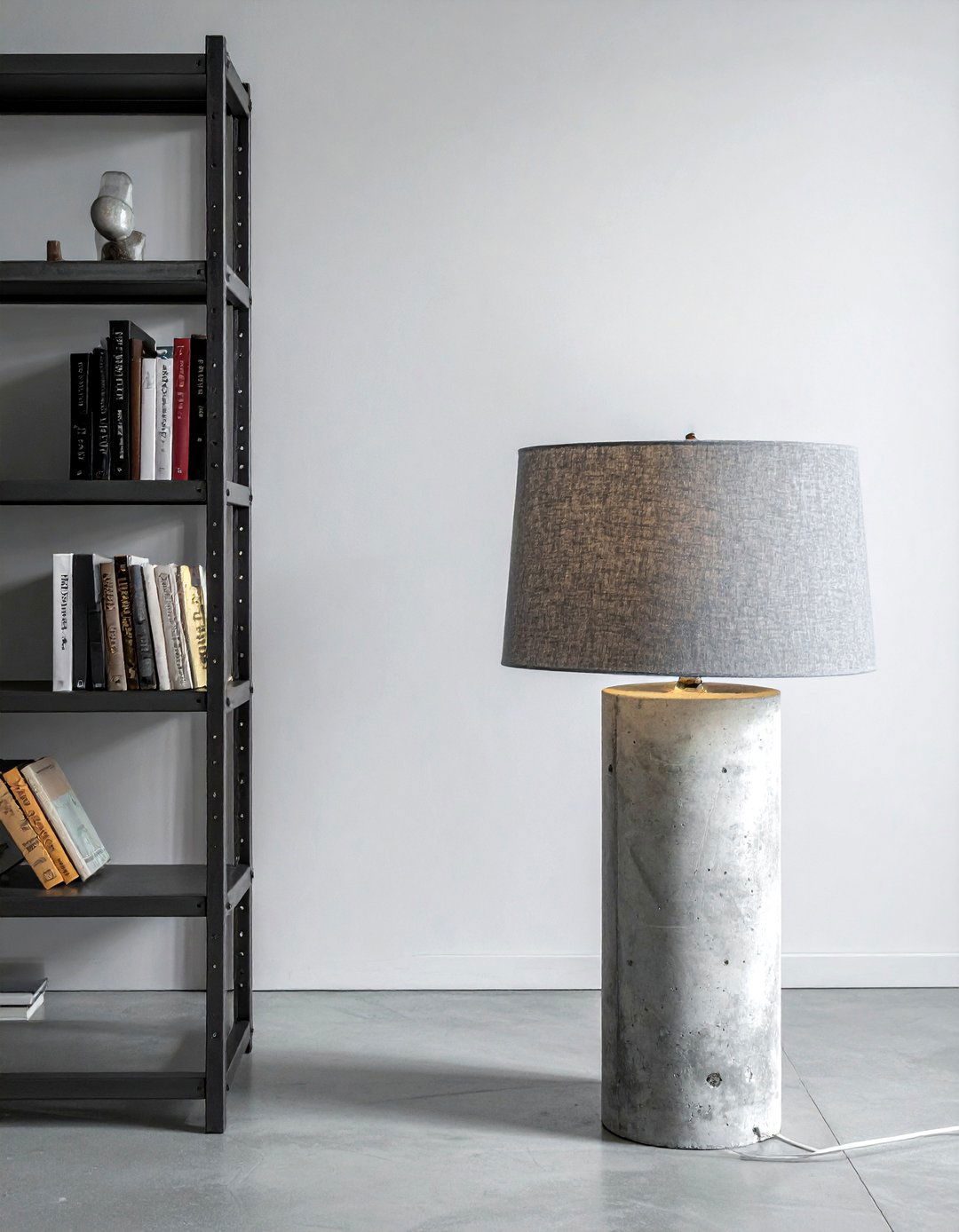 Concrete Base Lamp - 30 modern lamp ideas