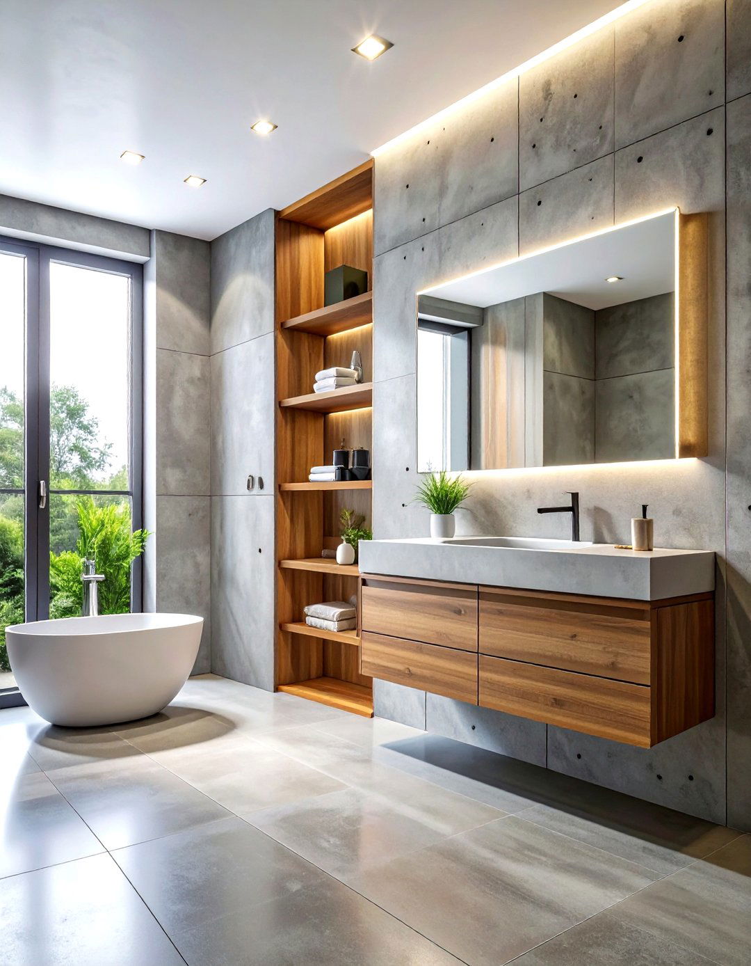 Concrete Bathroom Finish - 30 must-see bathroom ideas