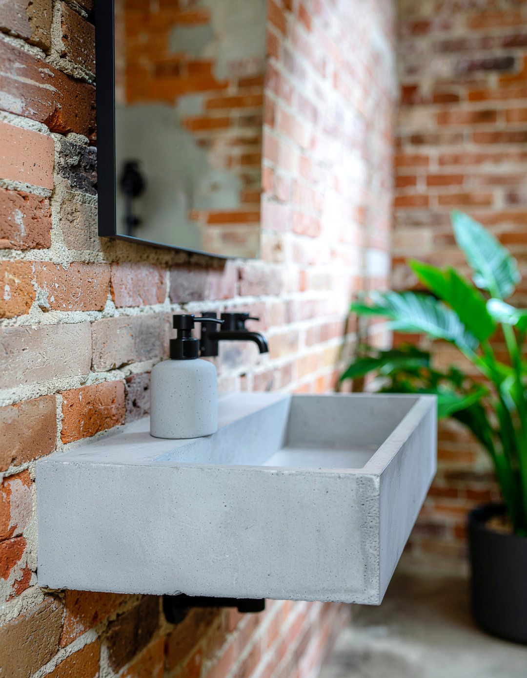 Concrete Bathroom Niche - 30 bathroom recessed shelf ideas