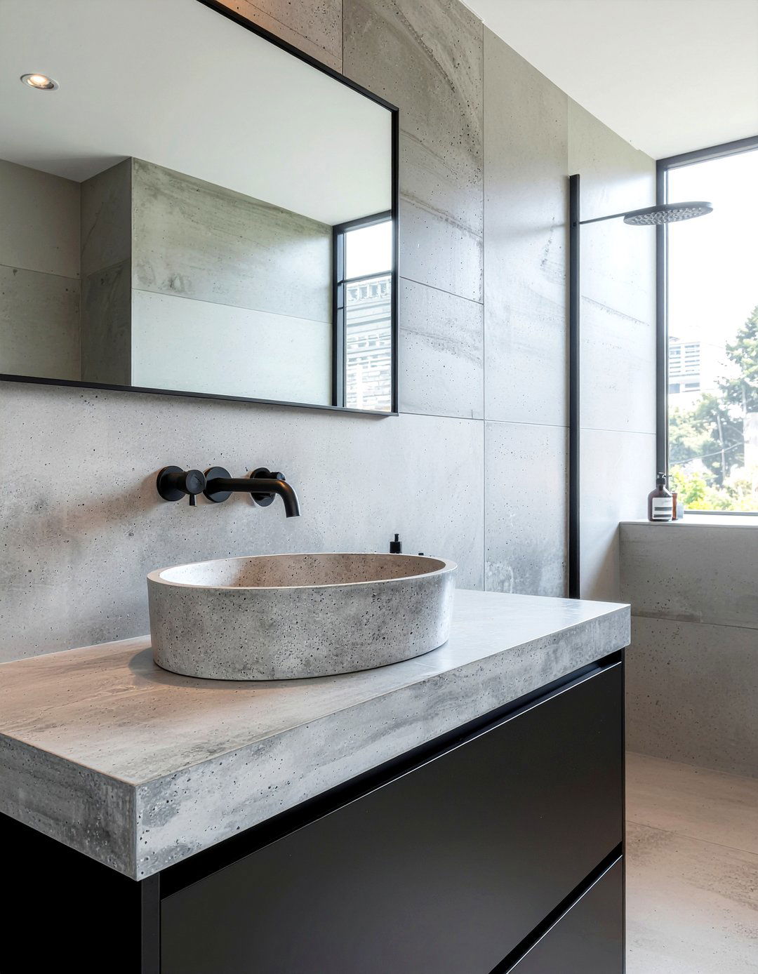 Concrete Bathroom Sink - 30 bathroom goals ideas