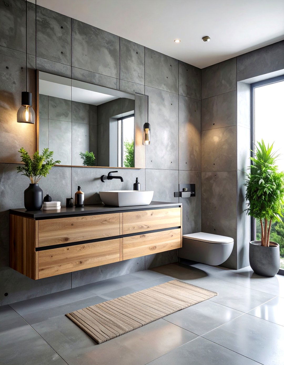 Concrete Bathroom Walls - 30 top bathroom ideas