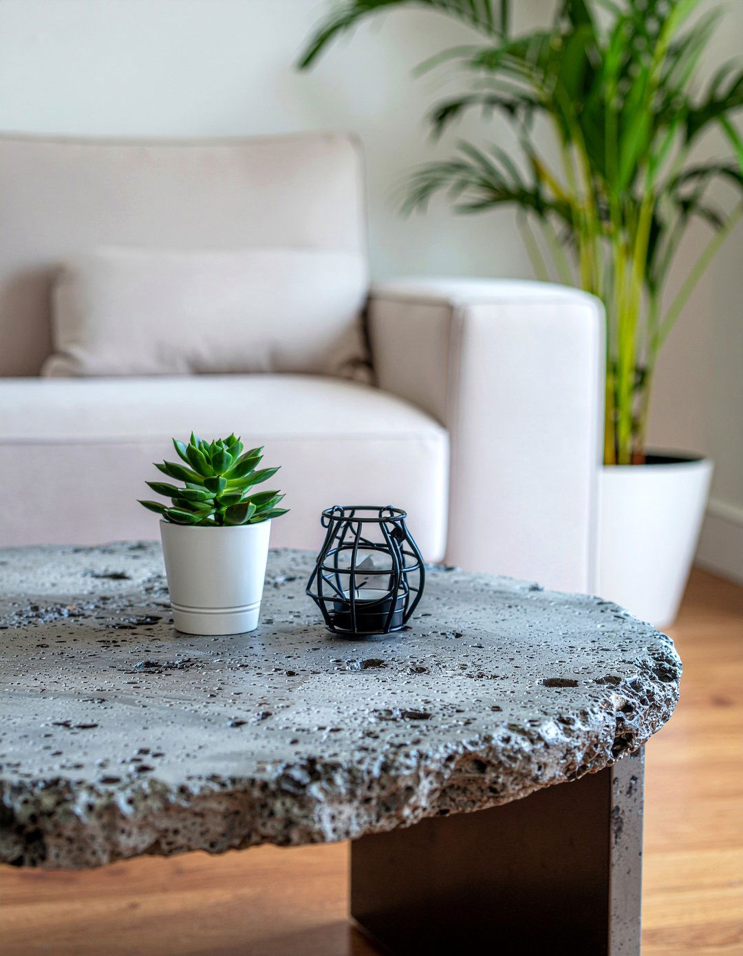 Concrete Coffee Table - 30 living room coffee table ideas