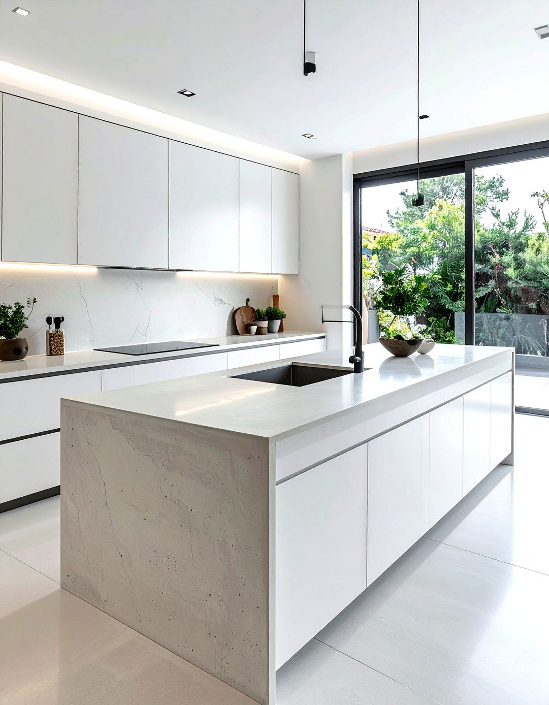 Concrete Countertop - 30 concrete decor ideas