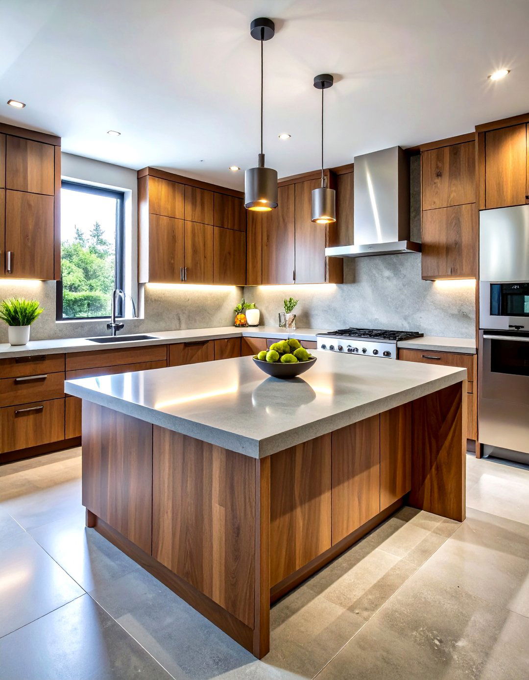 Concrete Countertop - 30 kitchen texture ideas