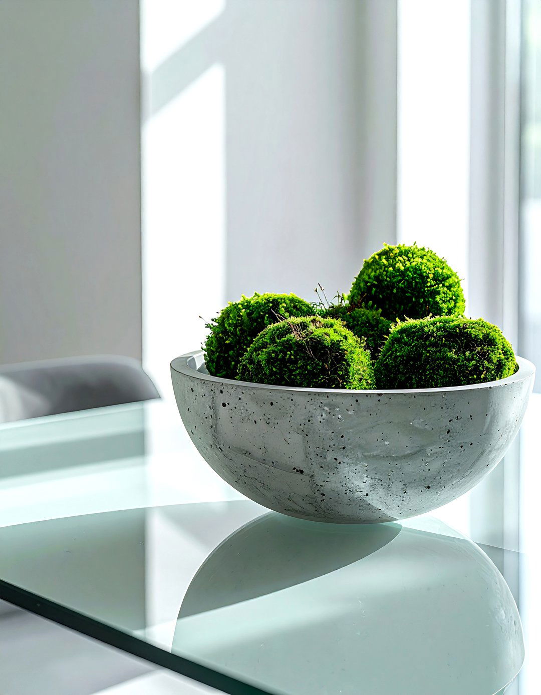 Concrete Decorative Bowl - 30 gray dining room accessories ideas