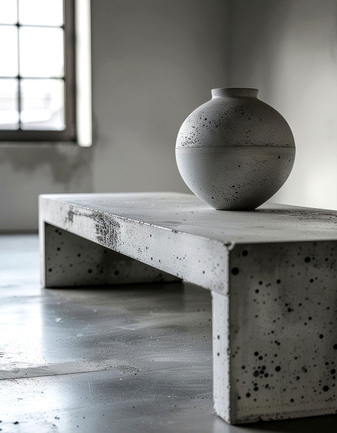 Concrete Decorative Vase - 30 empty vase decor ideas