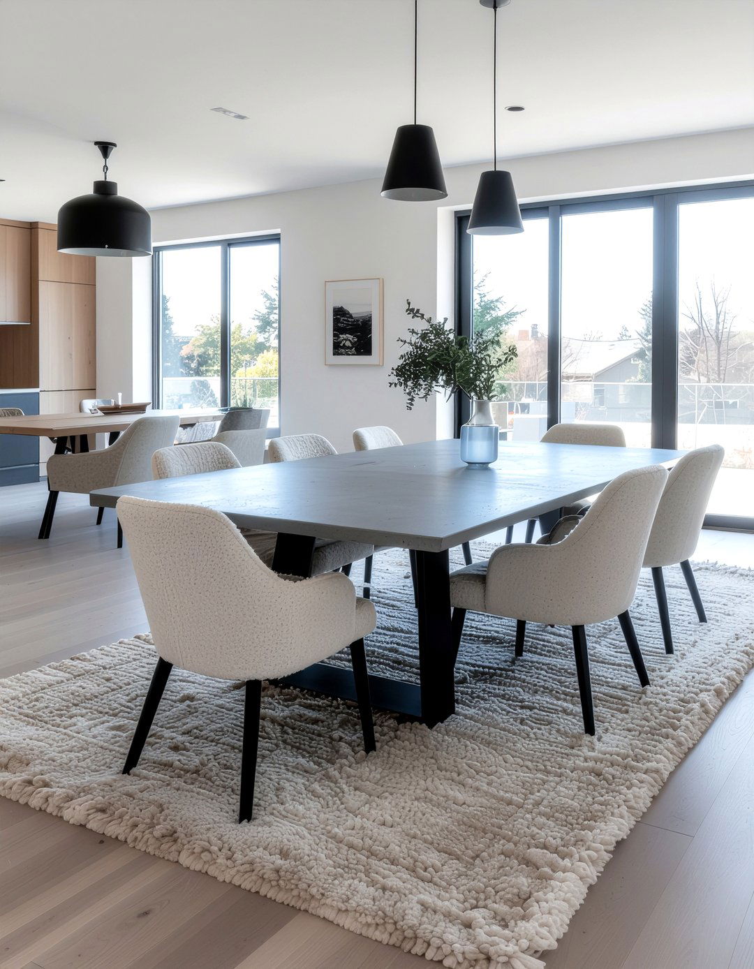 Concrete Dining Table - 30 dining room table ideas