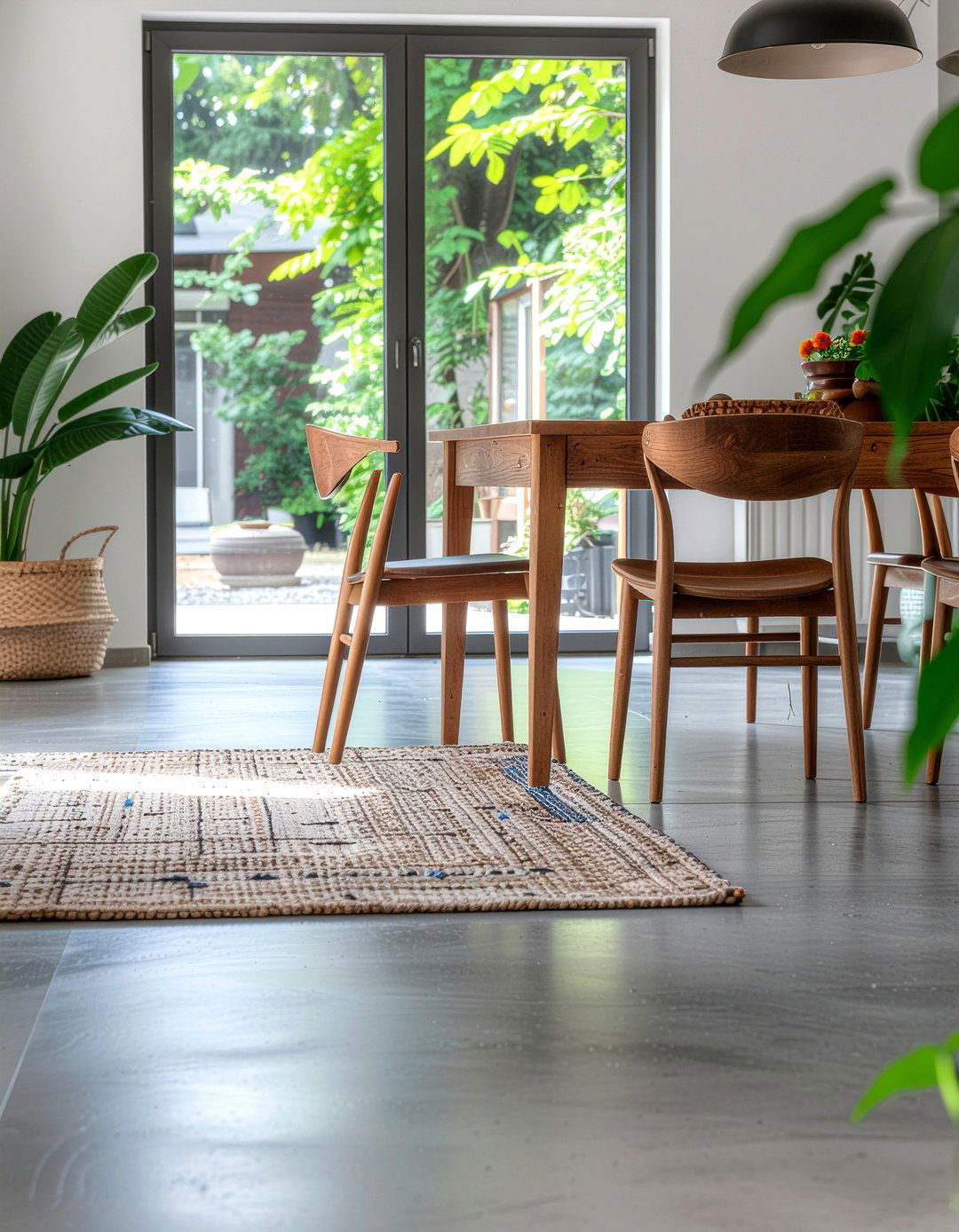 Concrete Floor Design - 30 Nordic dining room ideas