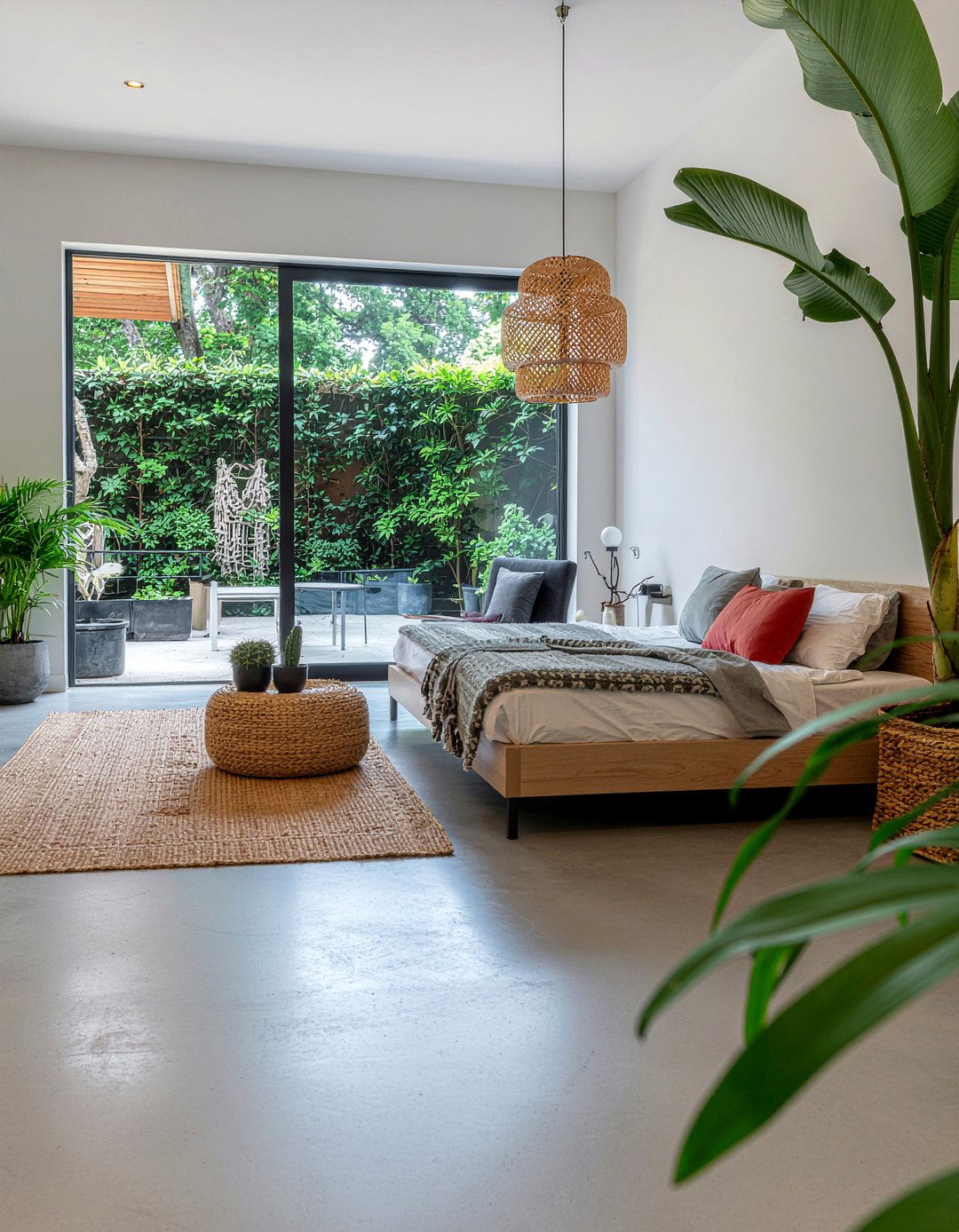 Concrete Floor Greenery - 30 bedroom concrete floors