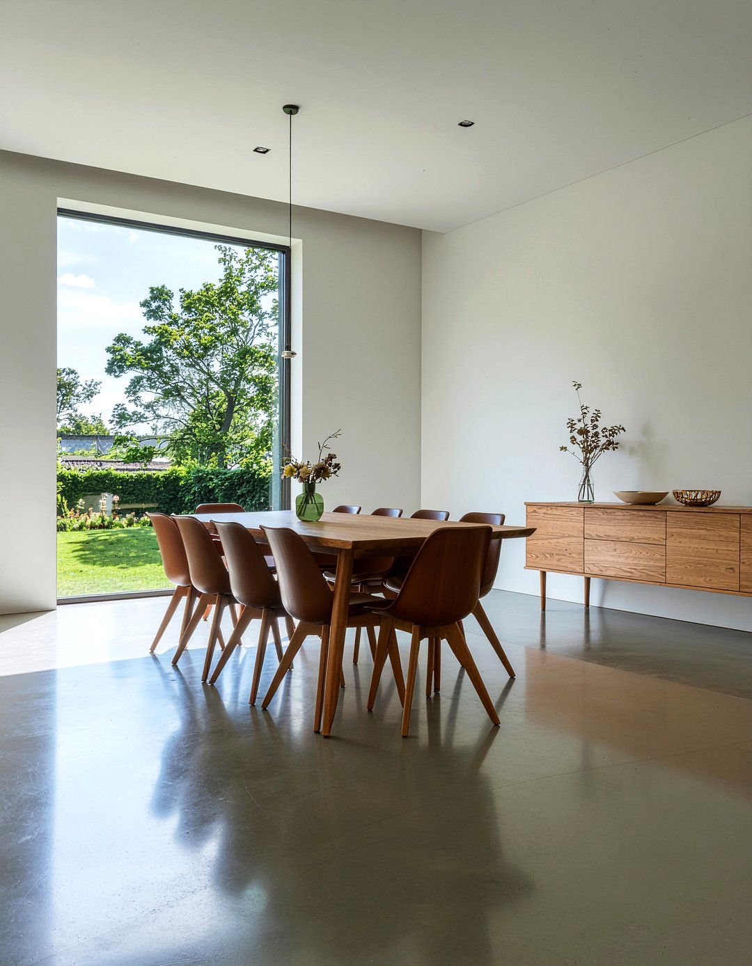 Concrete Floor Minimalist Dining - 30 Danish dining room ideas