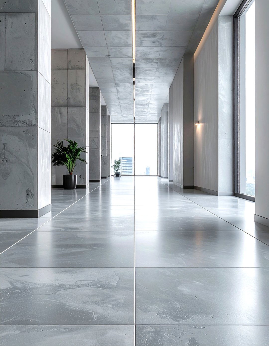 Concrete Floor Tile - 30 concrete decor ideas