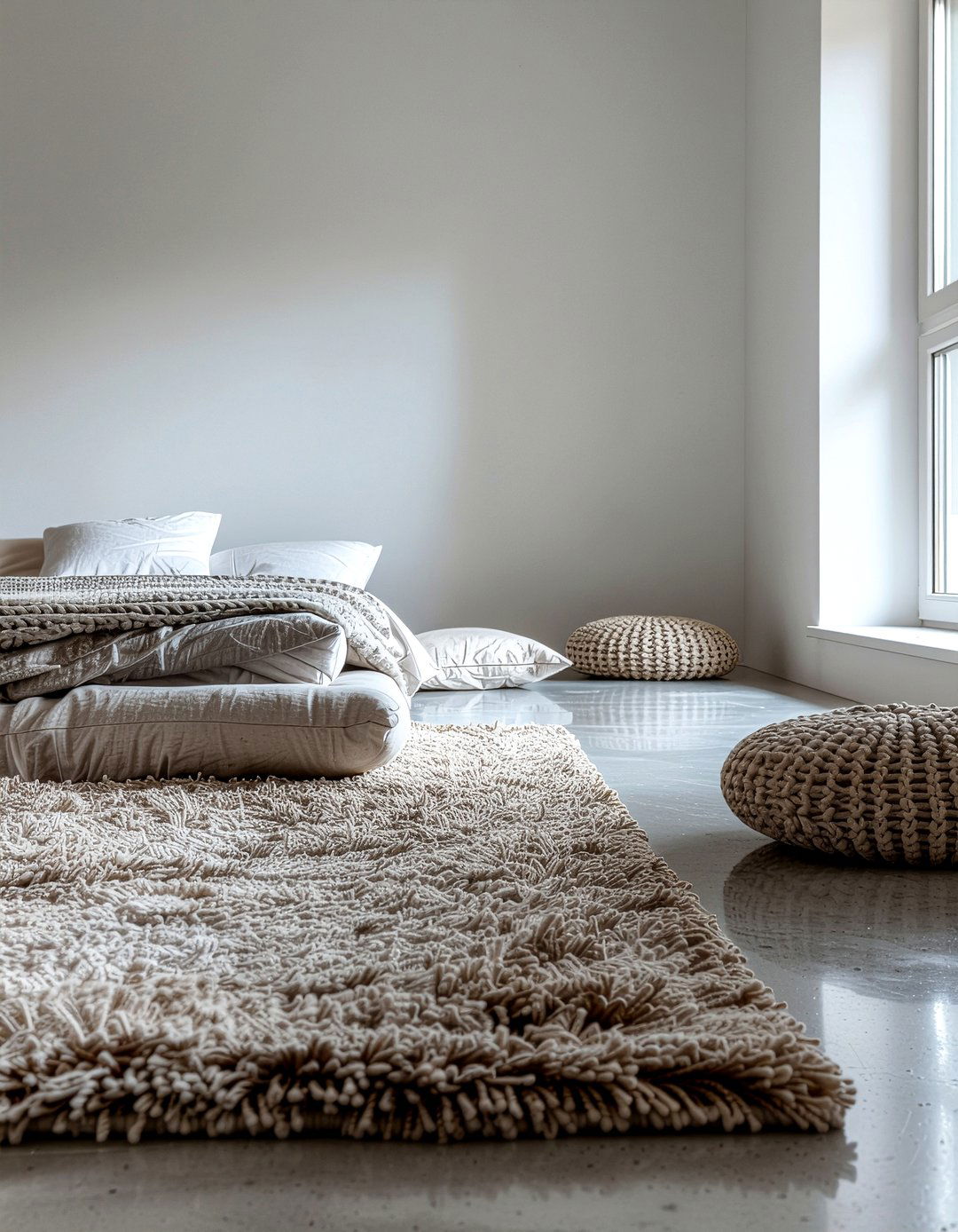 Concrete Floor With Rug - 30 bedroom concrete floors