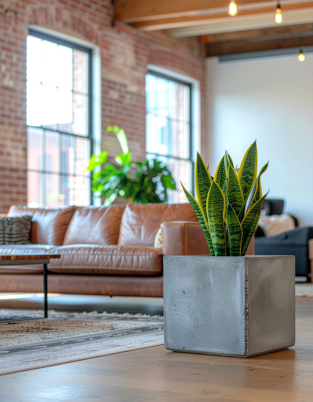 Concrete Indoor Planter - 30 living room planters