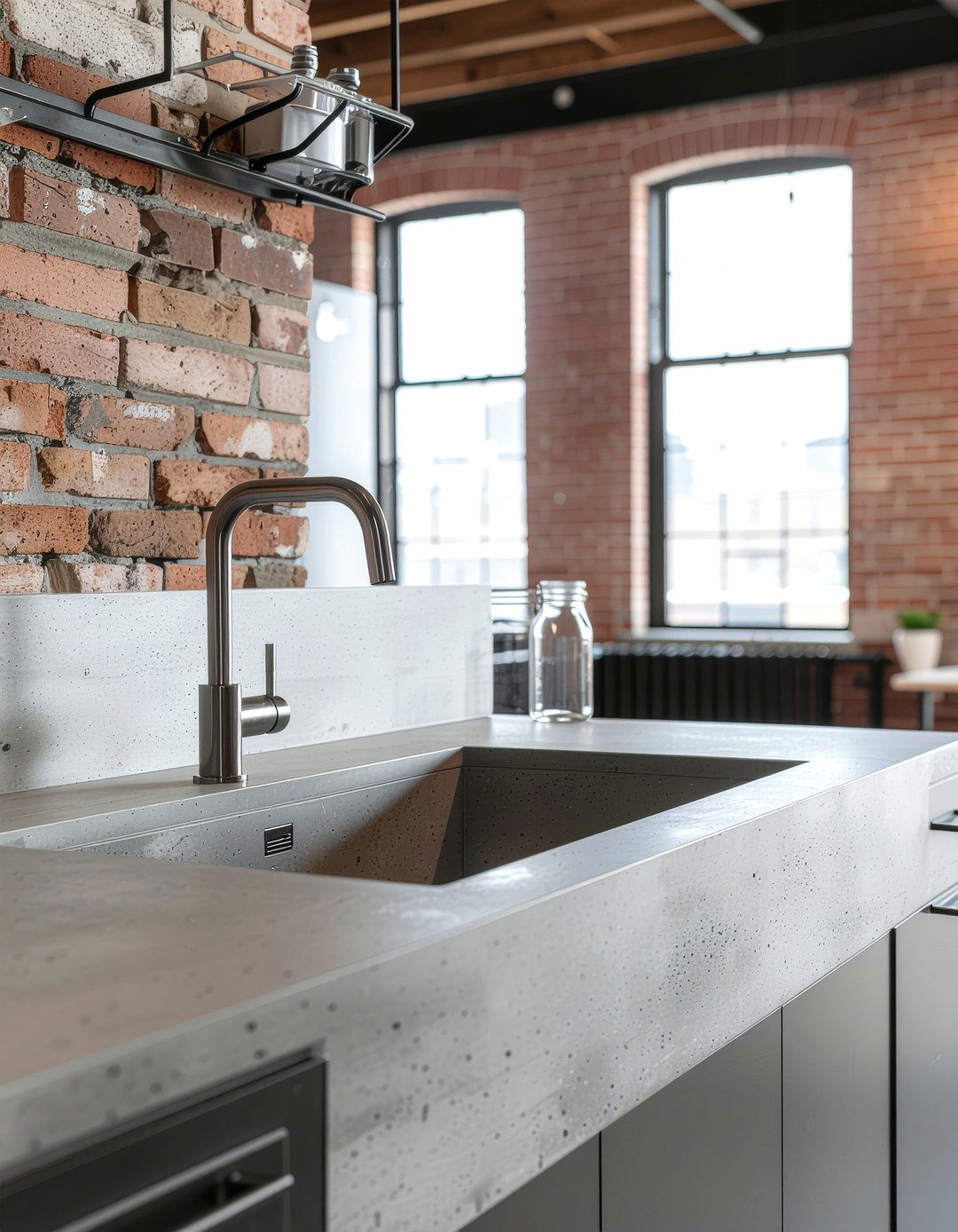 Concrete Look Granite Composite Sink - 30 granite composite sink kitchen ideas