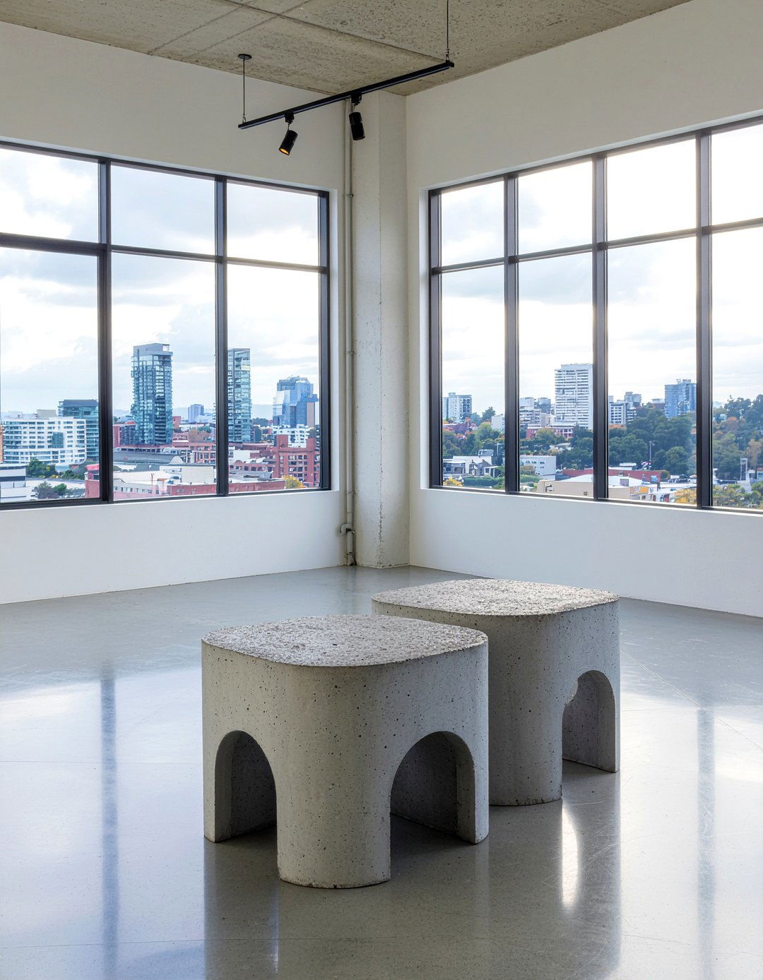 Concrete Nesting Tables - 30 living room nesting tables