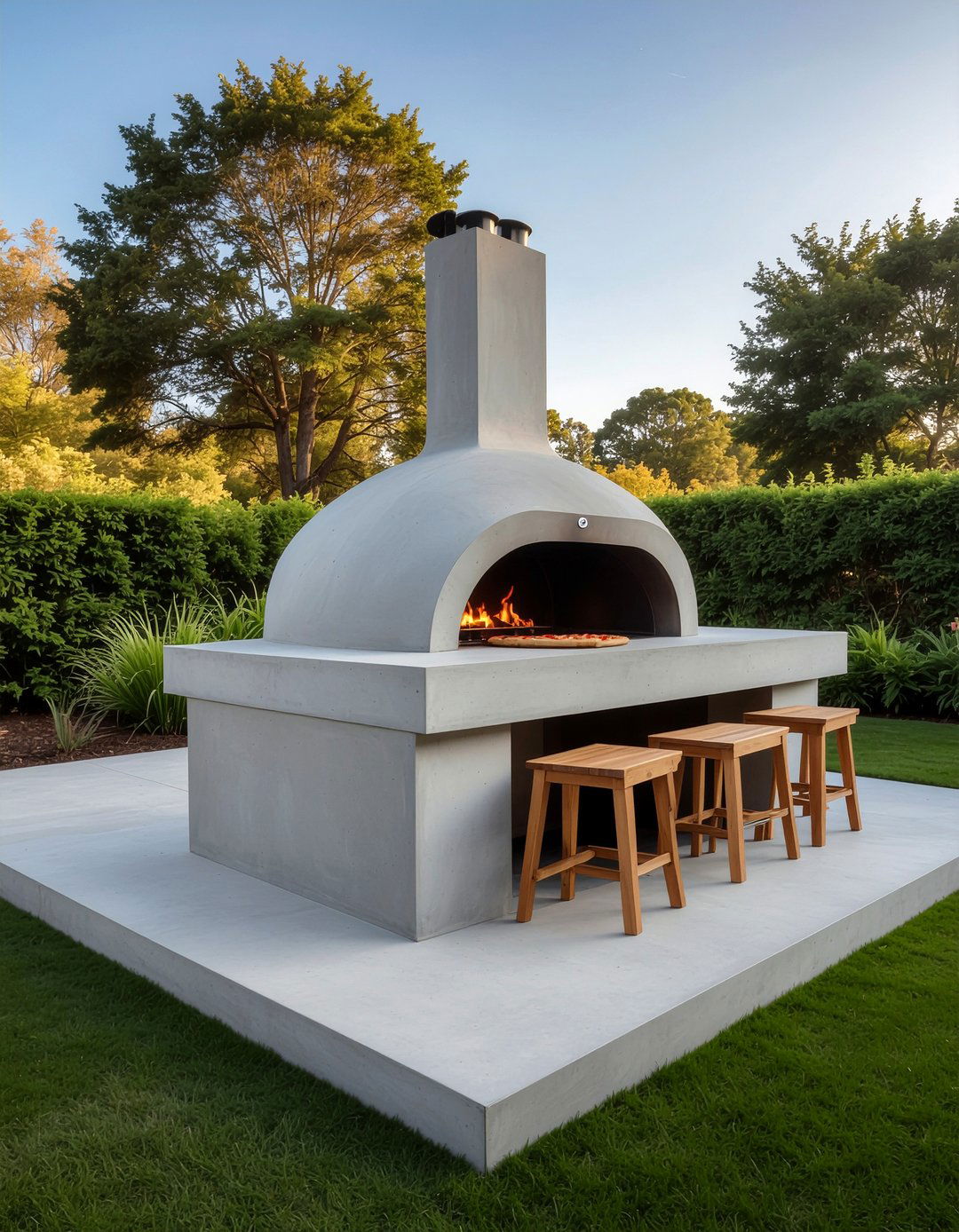Concrete Outdoor Kitchen Pizza Oven - 30 outdoor kitchen pizza oven ideas