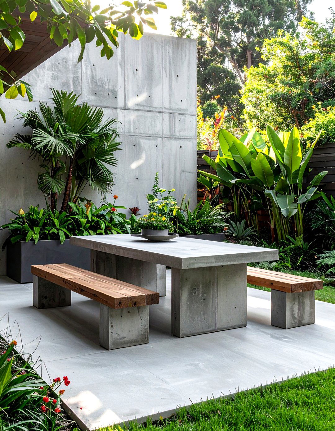 Concrete Patio Dining - 30 patio dining ideas