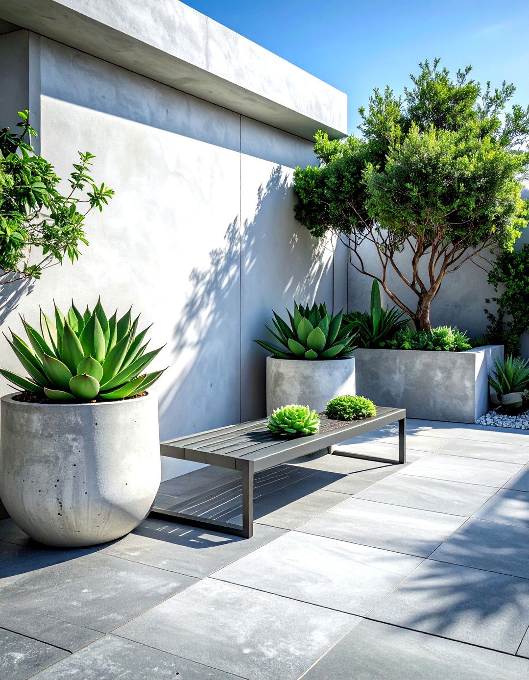 Concrete Plant Pot - 30 DIY decor ideas