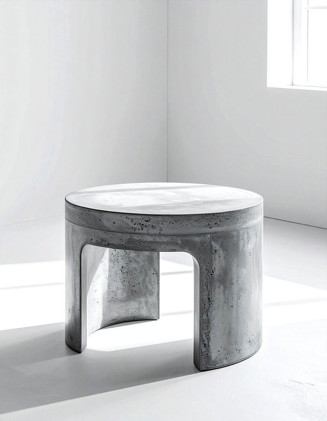 Concrete Side Table - 30 living room side table ideas