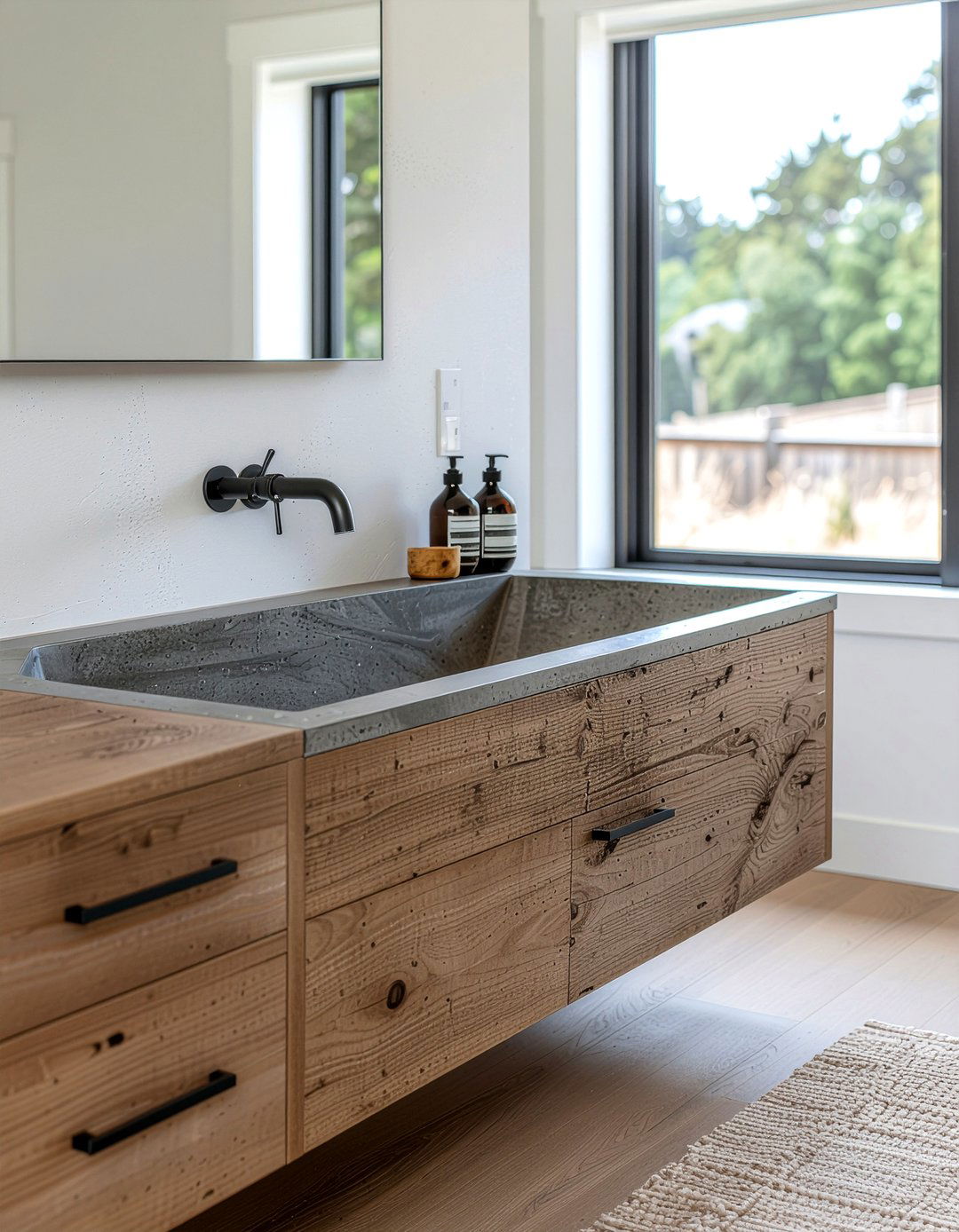 Concrete Sink - 30 bathroom sink accent ideas
