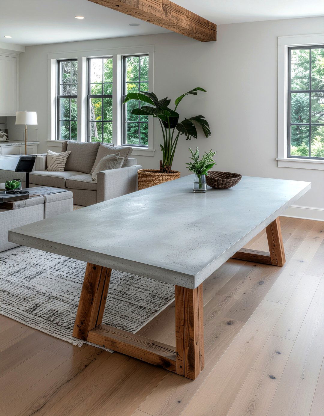 Concrete Table For Large Families - 30 dining table for 12 ideas