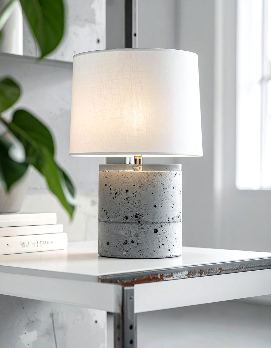 Concrete Table Lamp - 30 table lamp ideas