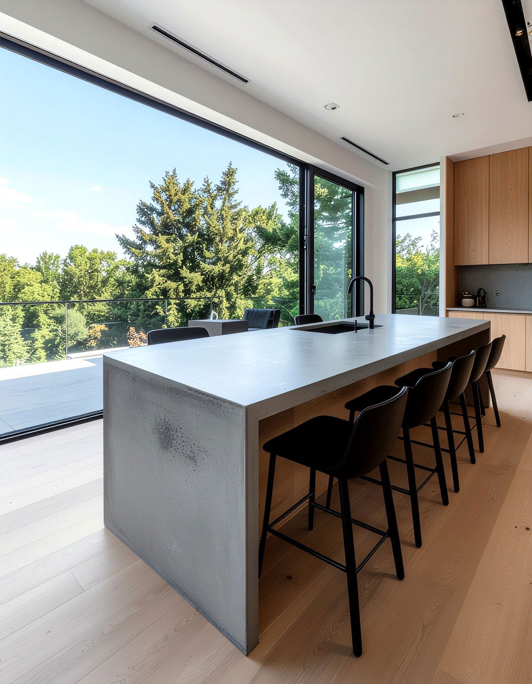 Concrete Top Kitchen Island - 30 DIY kitchen island ideas