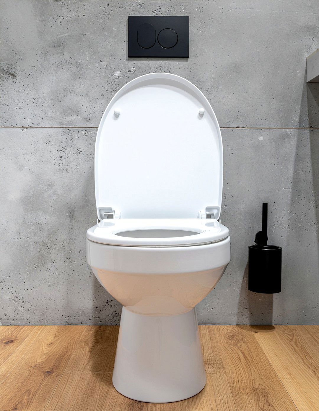 Concrete Wall Toilet - 30 bathroom toilet ideas