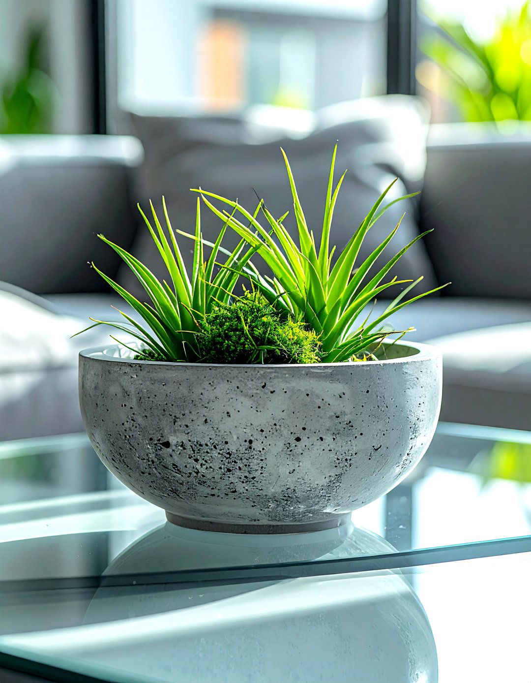 Concrete center piece bowl - 30 decorative bowl ideas