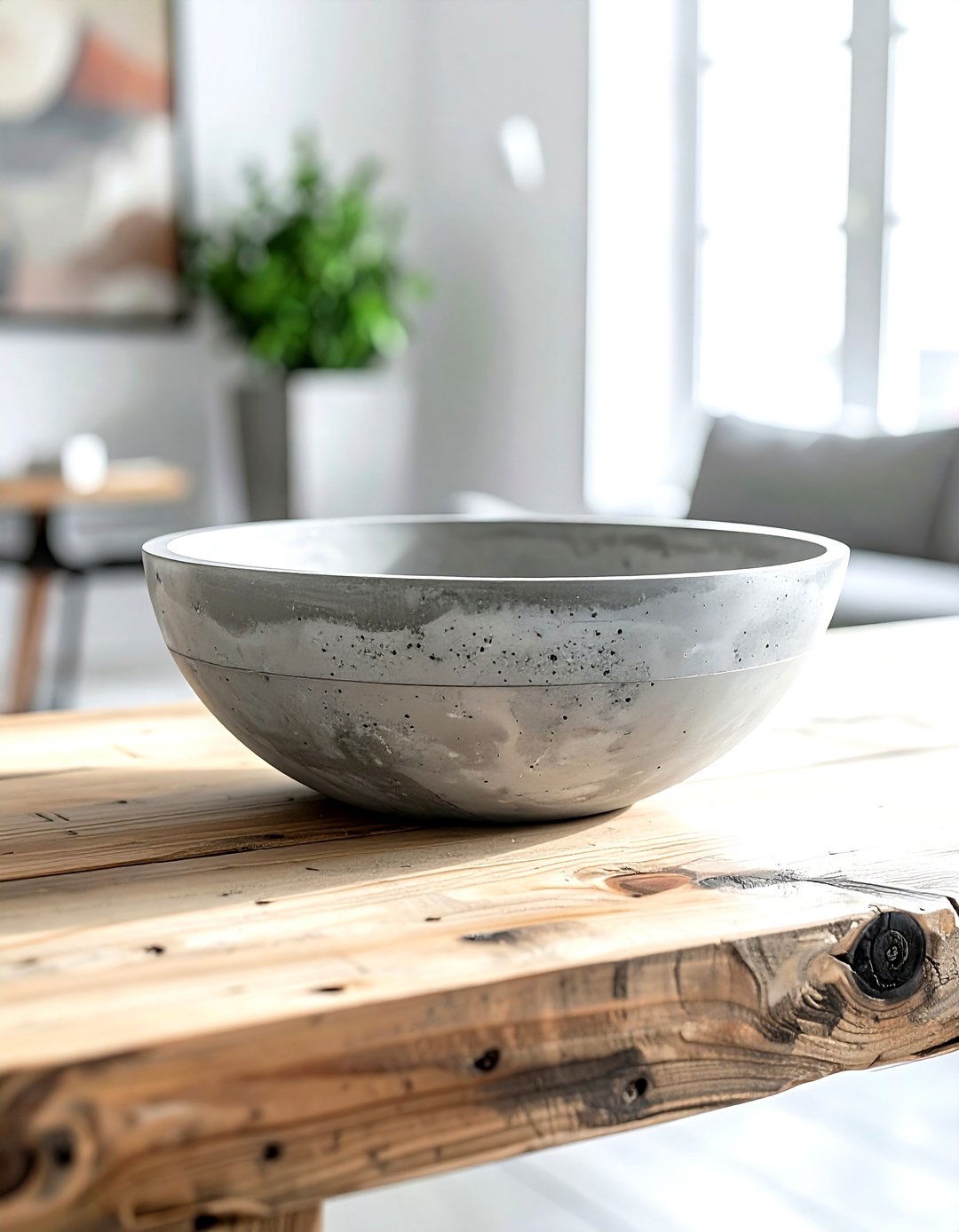 Concrete console bowl - 30 console bowl ideas