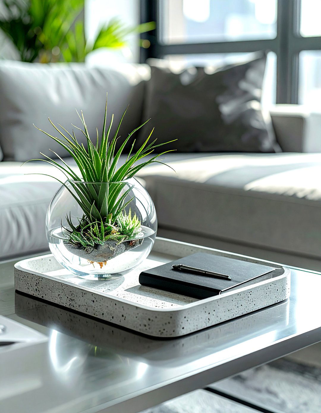 Concrete decorative tray - 30 living room catch all trays