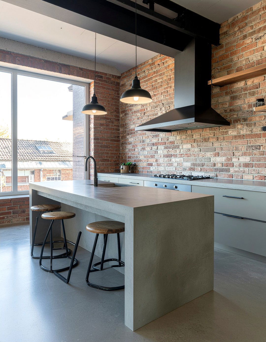 Concrete look quartz countertops - 30 quartz countertop kitchen ideas