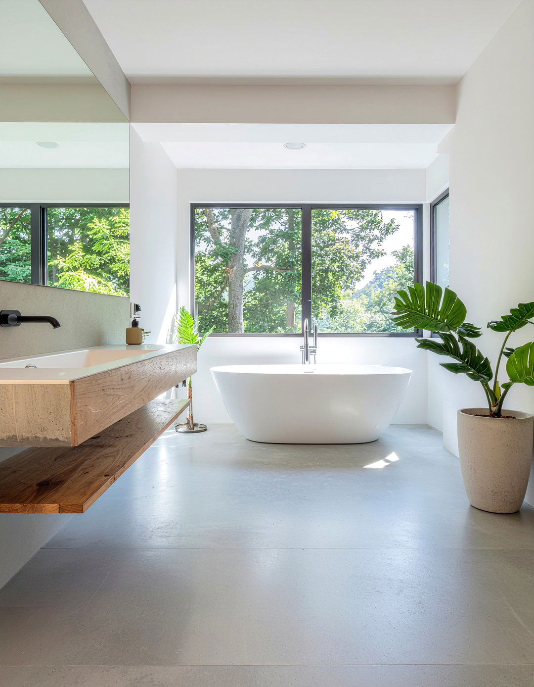 Concrete ranch bathroom - 30 ranch bathroom ideas