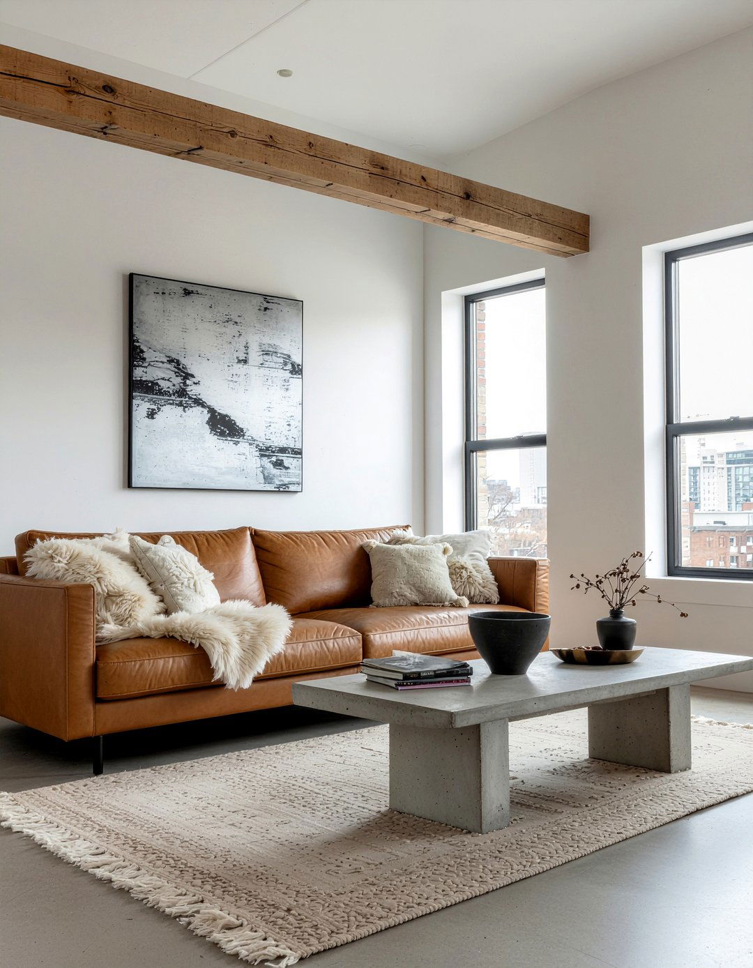 Concrete side table - 30 living room side tables