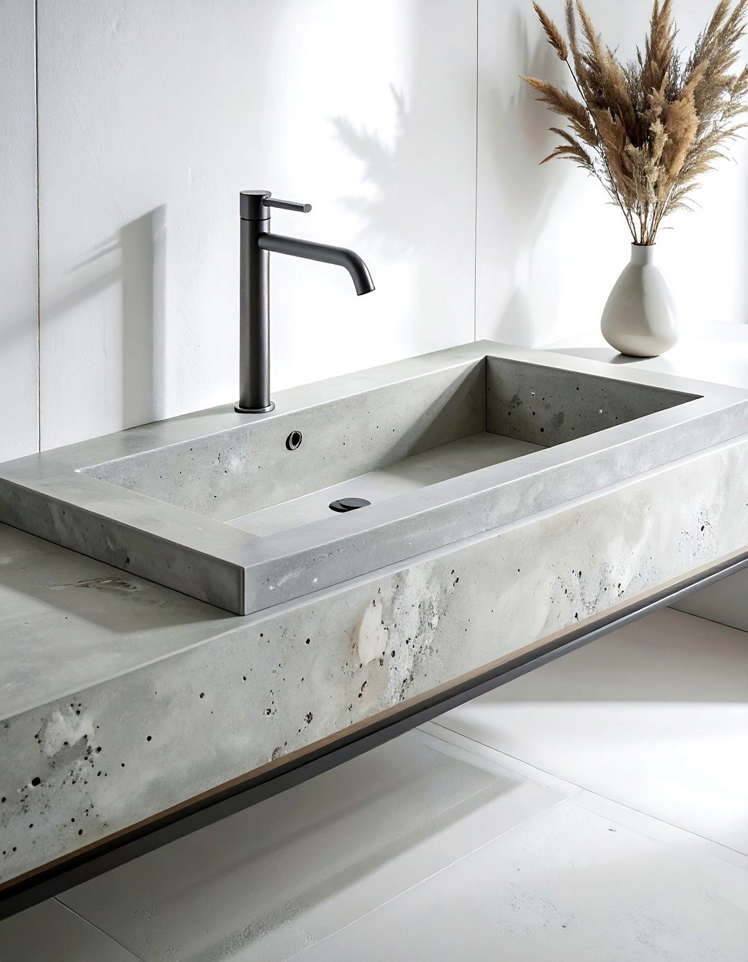 Concrete stone composite sink - 30 stone sink ideas