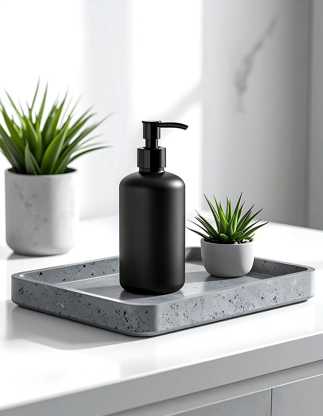 Concrete vanity tray - 30 vanity tray ideas