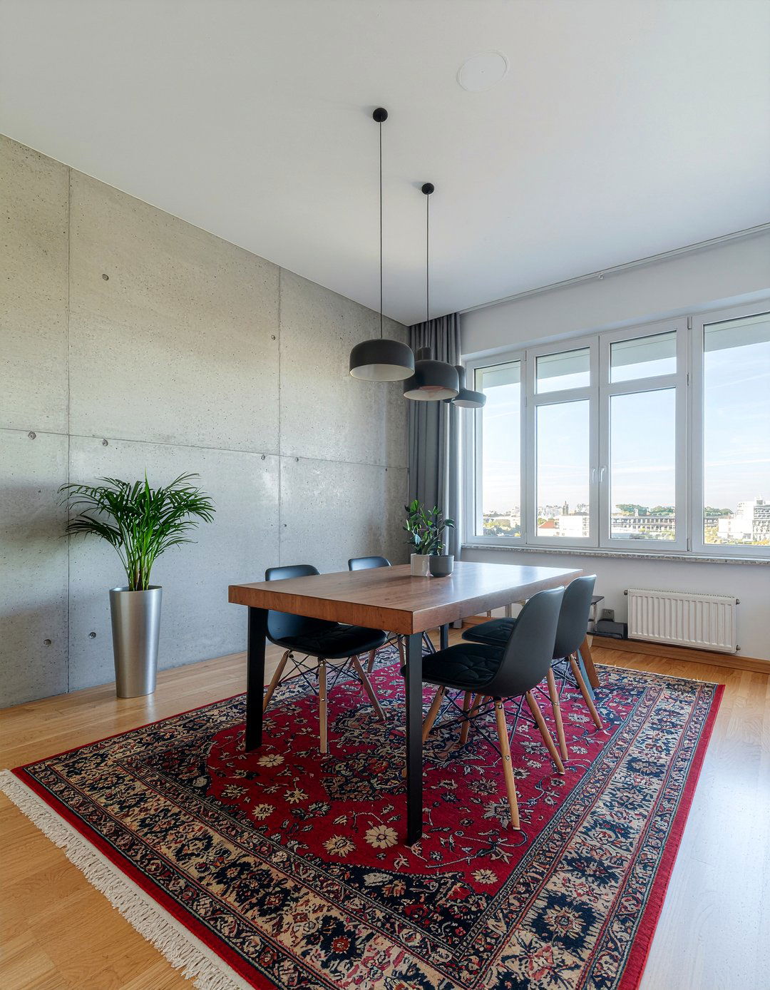 Concrete wall dining room - 30 German dining room ideas