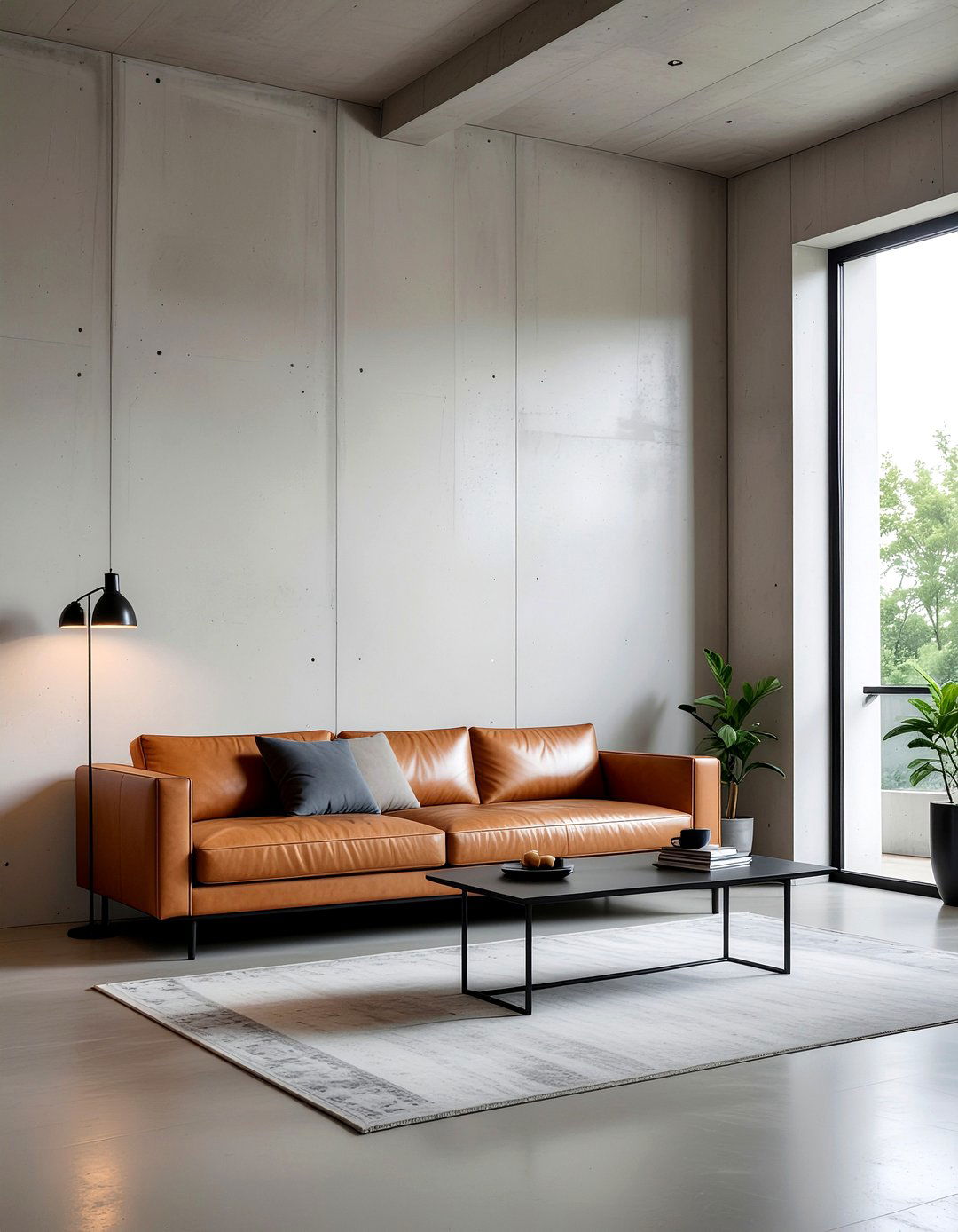 Concrete wall finish - 30 feature wall ideas