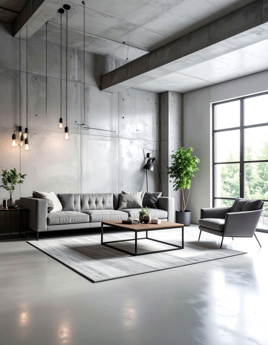 Concrete wall paint - 30 paint ideas for walls