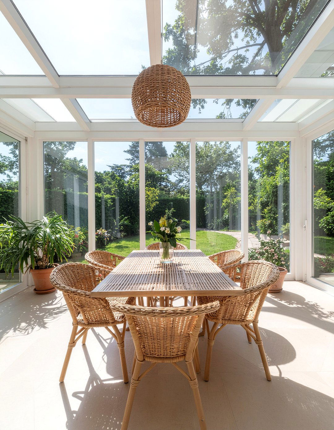 Conservatory Dining Area - 30 English dining room ideas